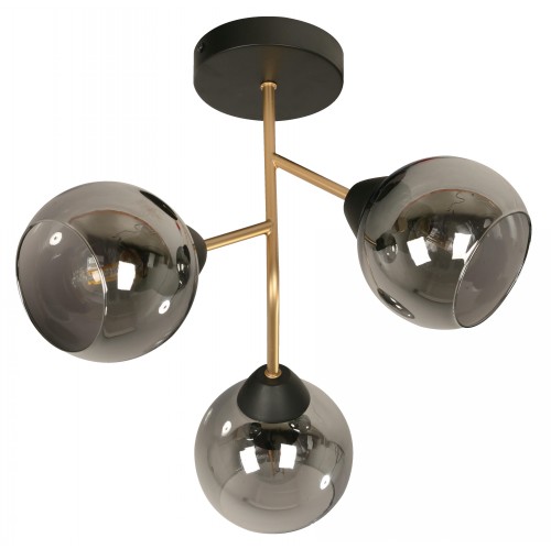 3L CEILING LAMP MATT BLACK E27 40W