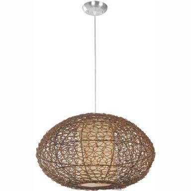 1L HANGING LAMP SATIN NICKEL E27 60W