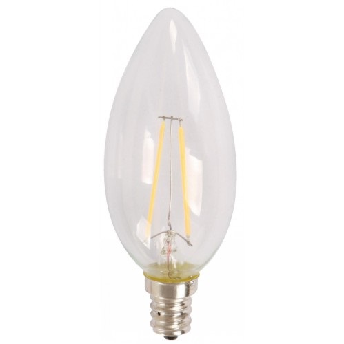 2W LED BULB TORPEDO E12 6000K