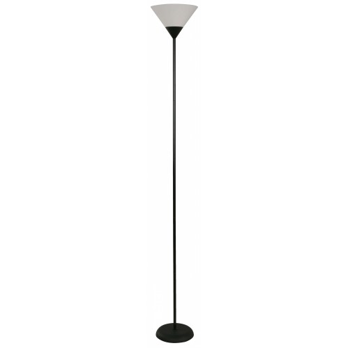 1L FLOOR LAMP BLACK E27 60W