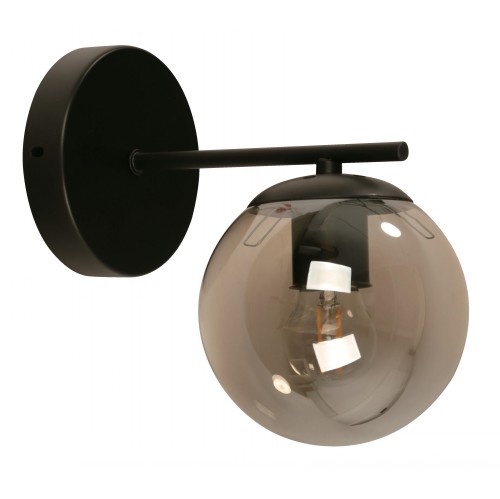 1L WALL LAMP MATT BLACK E27 40W