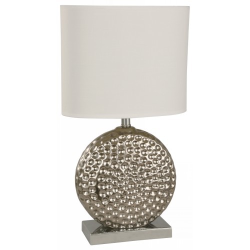 1L TABLE LAMP CHROME E27 60W