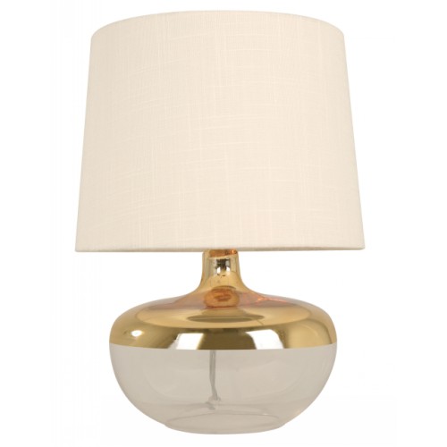 1L TABLE LAMP CLEAR+GOLD E27 60W