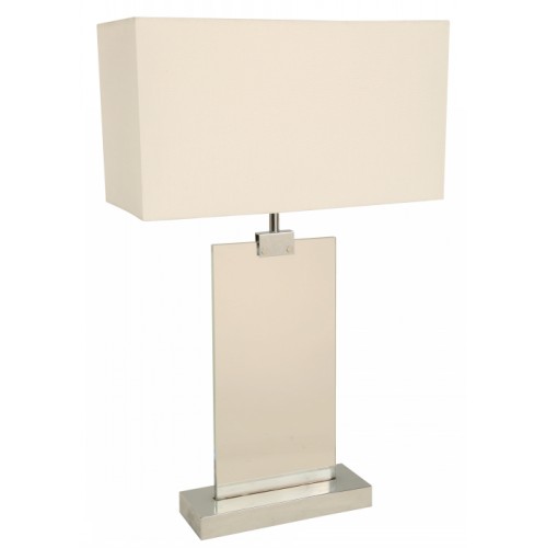 1L TABLE LAMP CHOME E27 60W