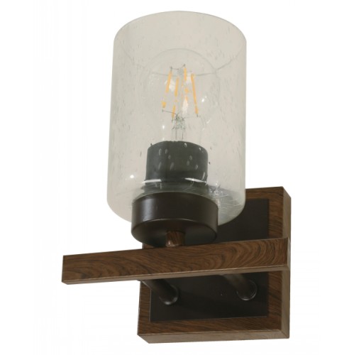 1L WALL LAMP BROWN E27 40W