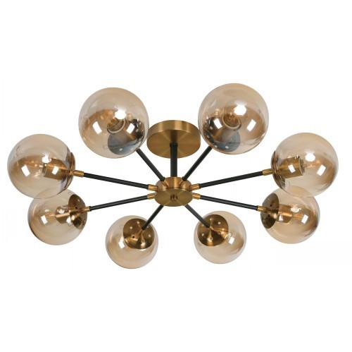 8L CEILING LAMP ANTIQUE GOLD E27 40W