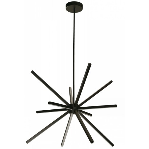 LED HANGING LAMP 45W MATT BLACK FINISH DIMMABLE & CCT