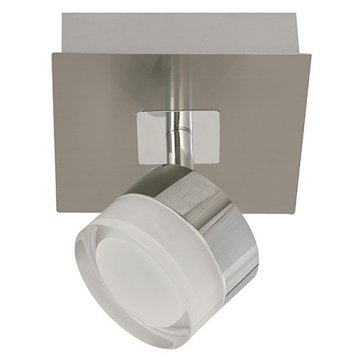 LED SPOTLIGHT LAMP NICKEL+CHROME 6W 100-277V 3000K