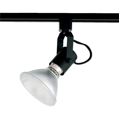 1L CEILING TRACK LIGHT BLACK E27 75W