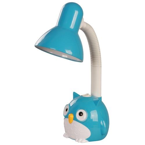 1LT DESK LAMP BLUE+WHITE FINISH E27 40W