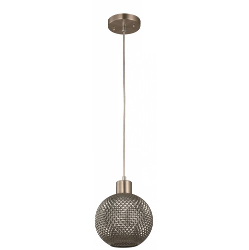 1L HANGING LAMP SMOKE E27 40W