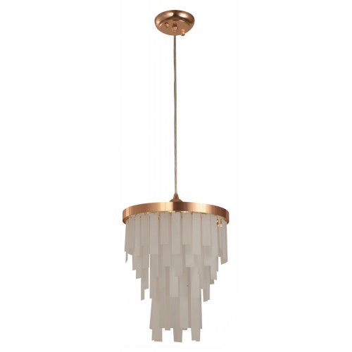 1L HANGING LAMP ROSE GOLD E27 60W