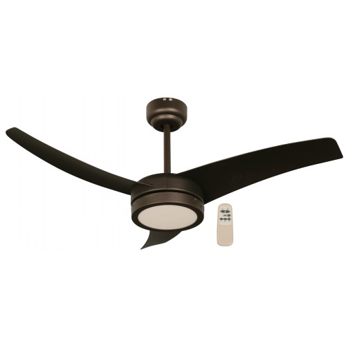 42" LED CEILING FAN DARK BROWN FINISH 18W 6000K (WITH REMOTE CONTROL)