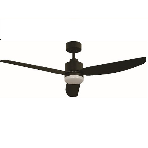 54" LED OUTDOOR CEILING FAN MATT BLACK FINISH 