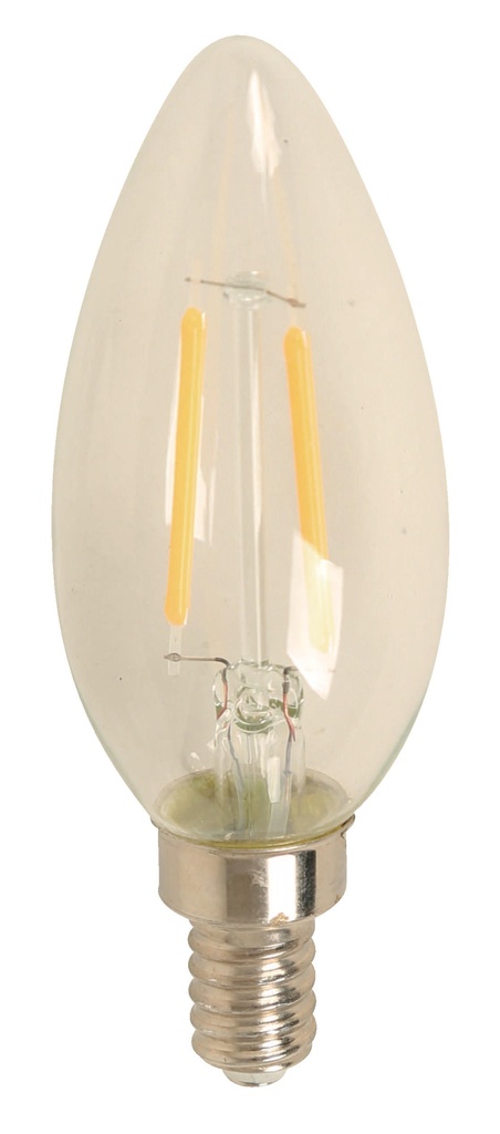 22448-1C 2W TORPEDO LED BULB FILAMENT E12 120V 2700K