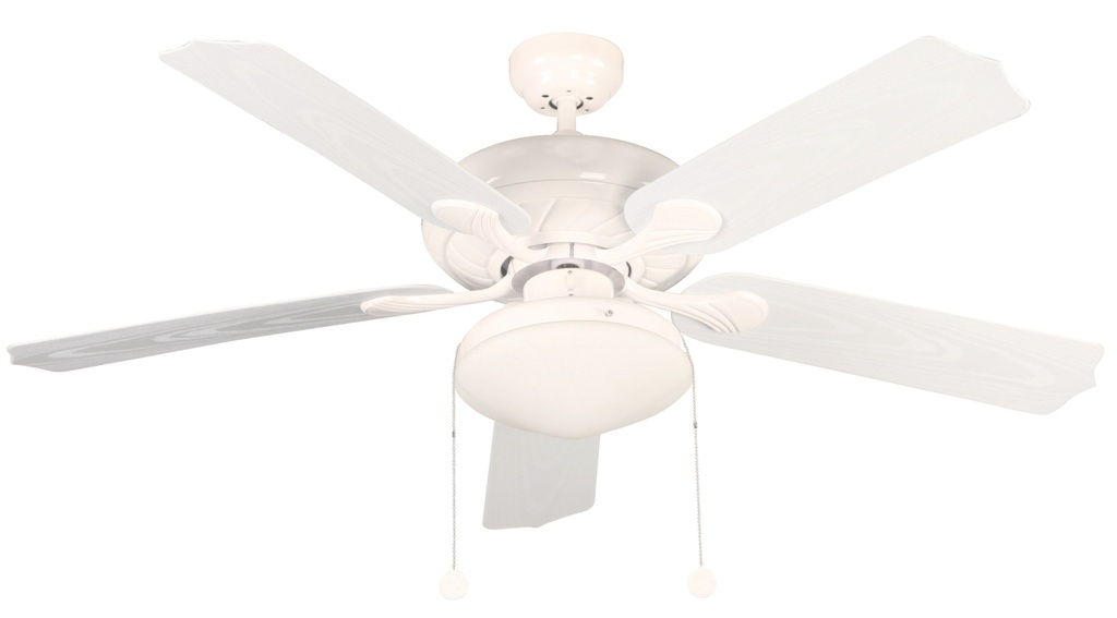 7919-4 52" OUTDOOR CEILING FAN WHITE FINISH 2L E27 60W