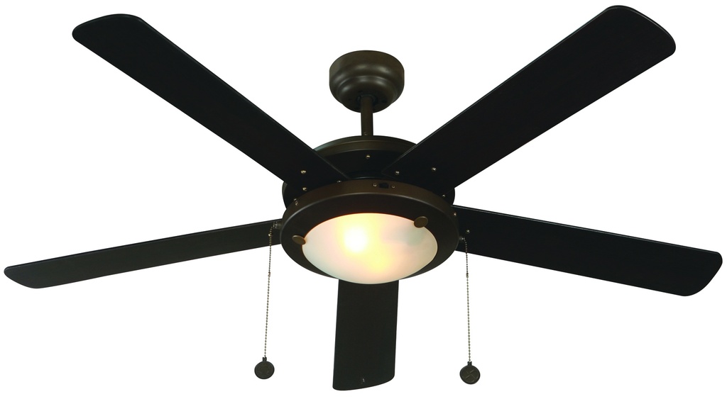 7933-6 52" CEILING FAN BROWN FINISH 2L E27 40W