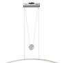 K83080 RAINBOW LED PENDANT SILVER GREY