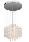 K83107 RAINBOW 21L CRYSTAL CHANDELIER