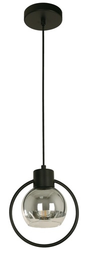 [FX-CL23130] 23130-2 1L HANGING LAMP MATT BLACK E27 40W