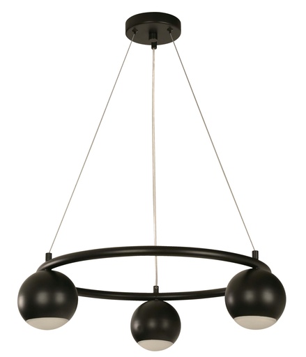 [FX-CL23768] 23768-2 3L HANGING LAMP BLACK GU10 8W