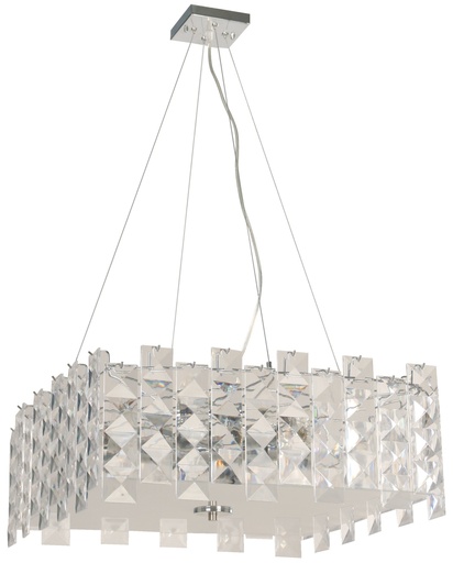 [FX-CL33434] 03343-4 8L HANGING LAMPCHROME E27 60W