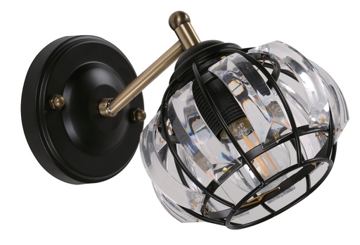 [FX-WL21257] 21257-2 1L WALL LAMP MATT BLACK E27 40W