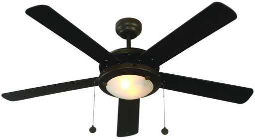 [FZ-FL79331] 7933-6 52" CEILING FAN BROWN FINISH 2L E27 40W